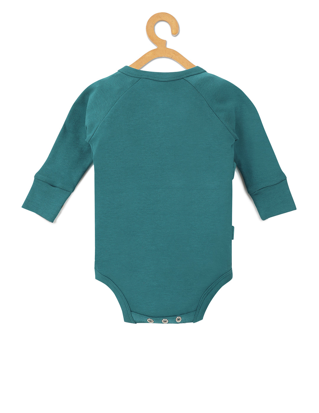 Baby Cotton Expandable Bodysuit -Green