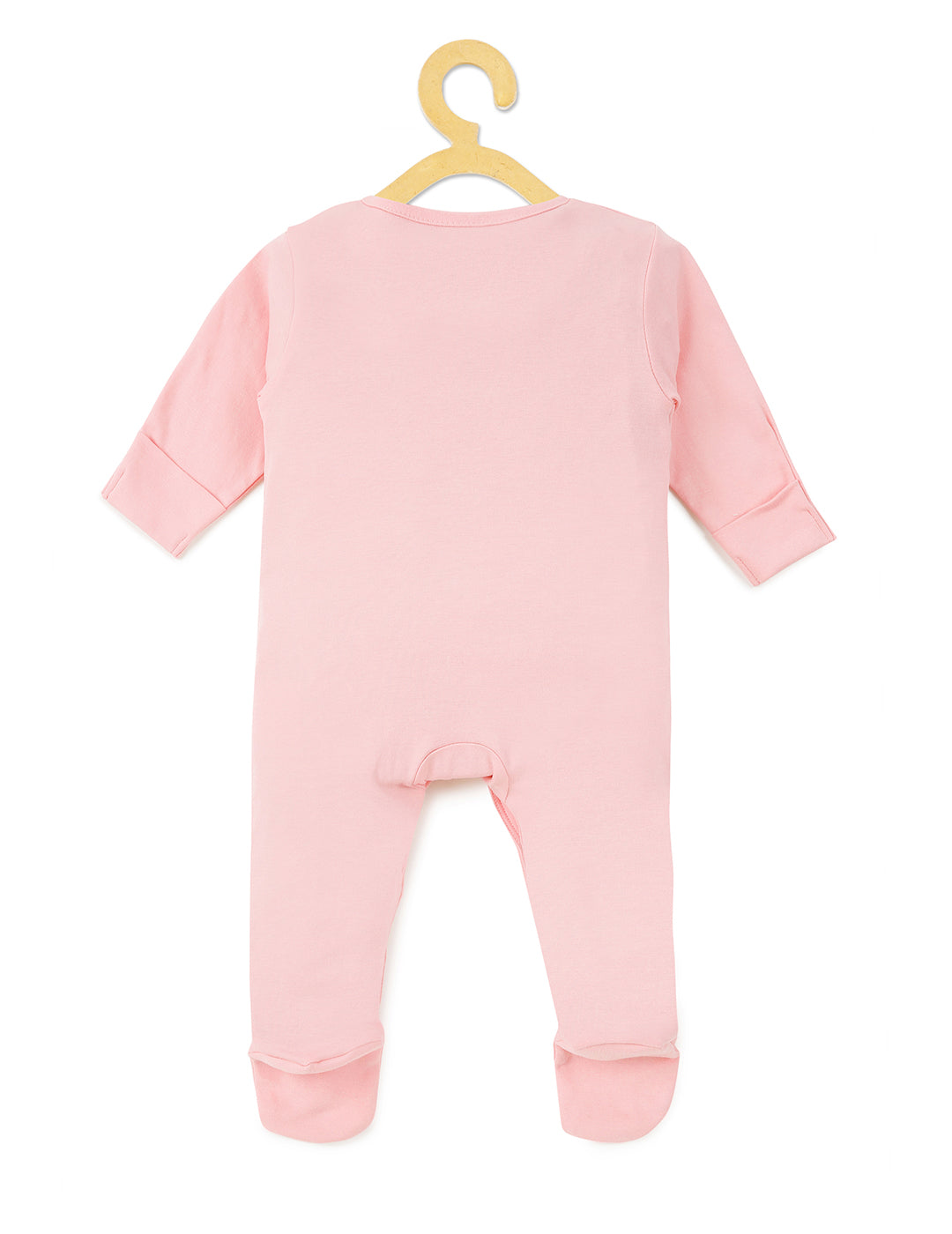 Baby Cotton Sleepsuit/Playsuit-Pink