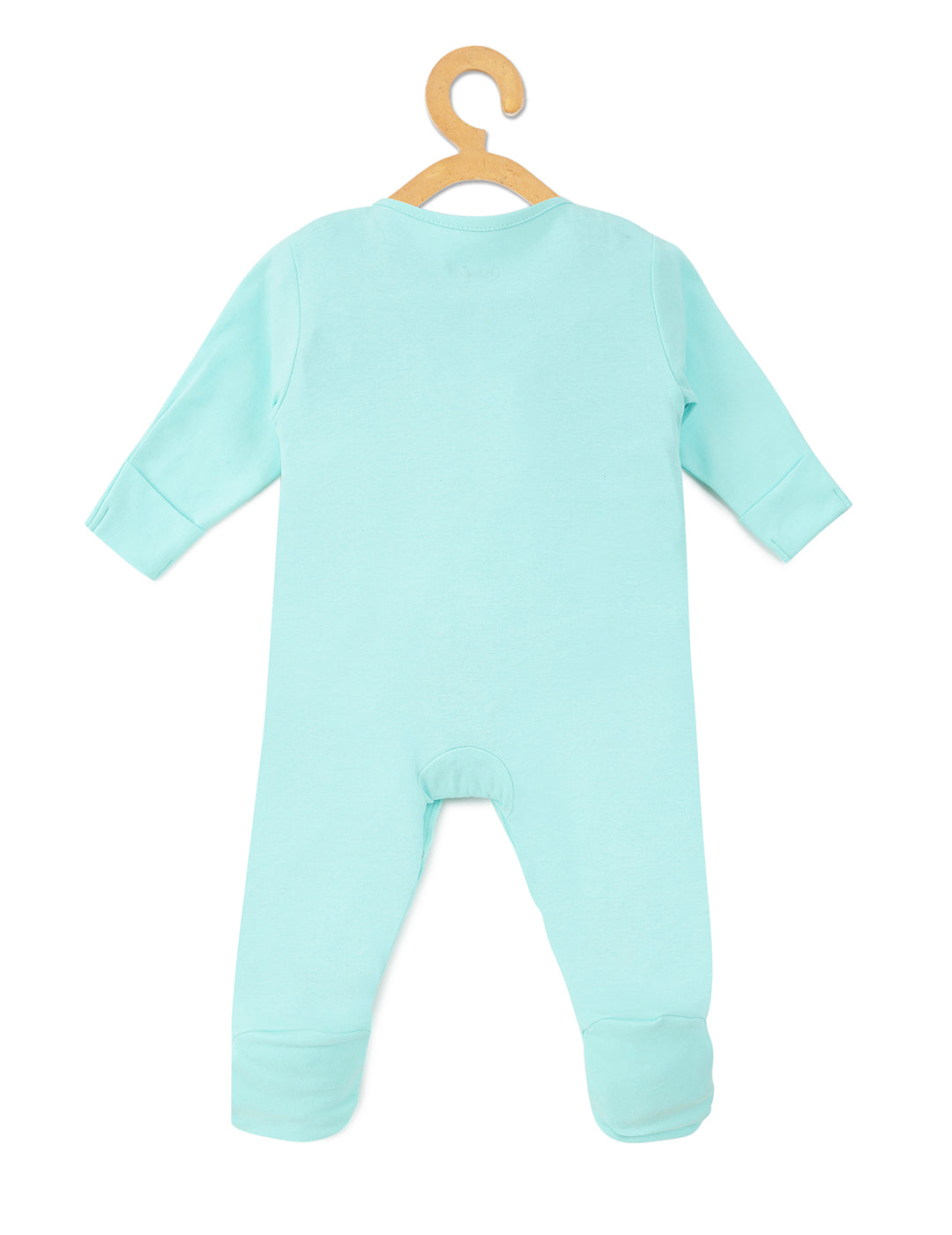 Baby Cotton Sleepsuit/Playsuit-Blizzard Blue