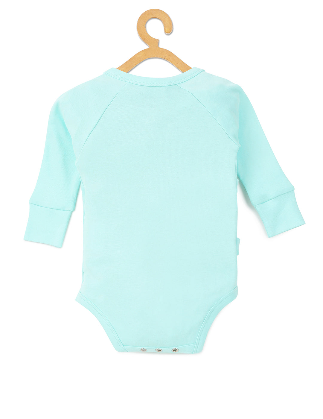 Baby Cotton Expandable Bodysuit -Blizzard Blue