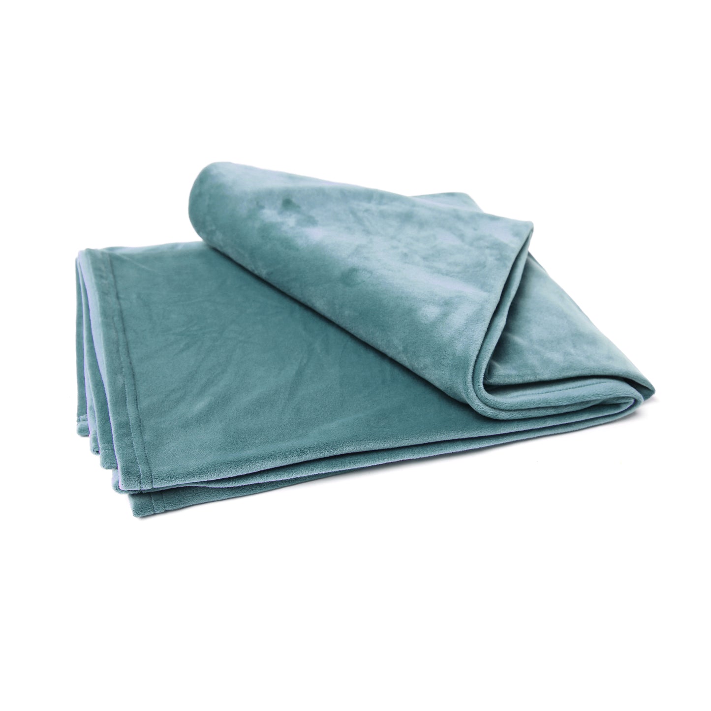 Chayim Soft Fabric Winter Wear Blanket-Mineral Blue (140*110cm)