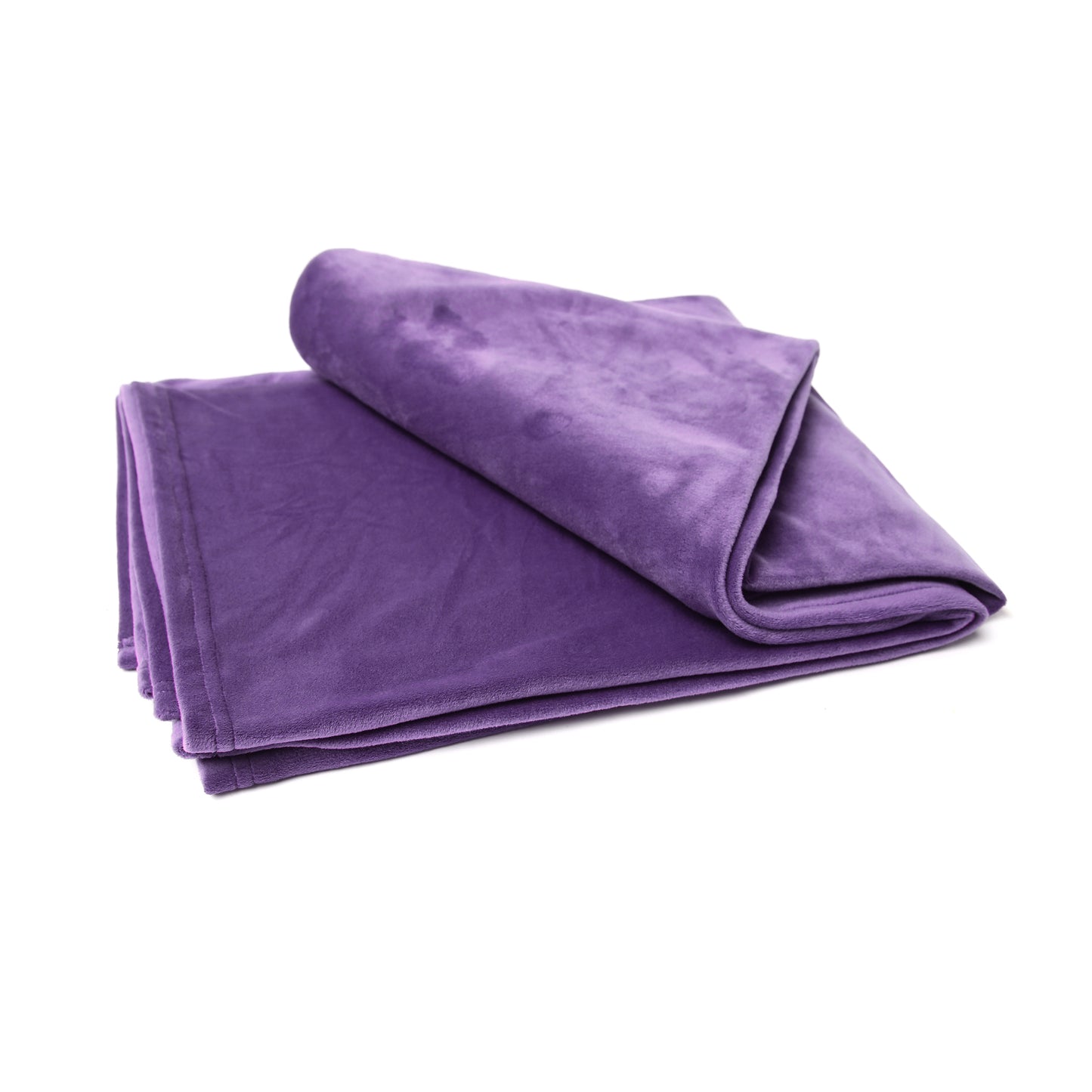 Chayim Soft Fabric Winter Wear Blanket-Chalk violet (140*110cm)