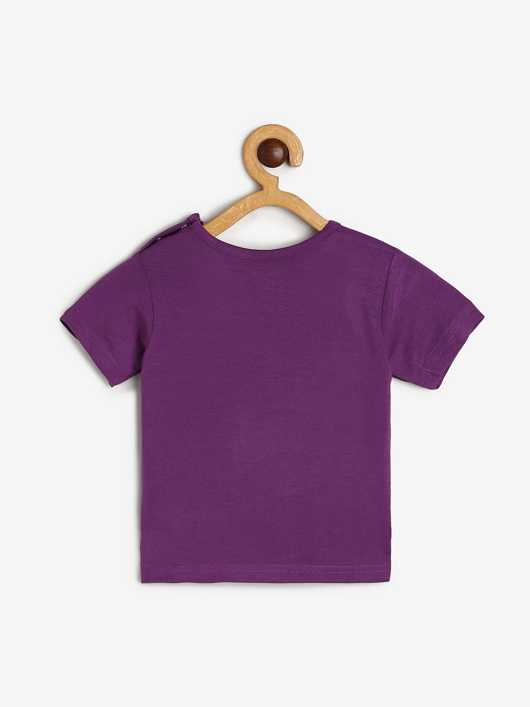 Pack of 2 Baby Cotton Modal Half sleeve T-shirts Blue / Purple