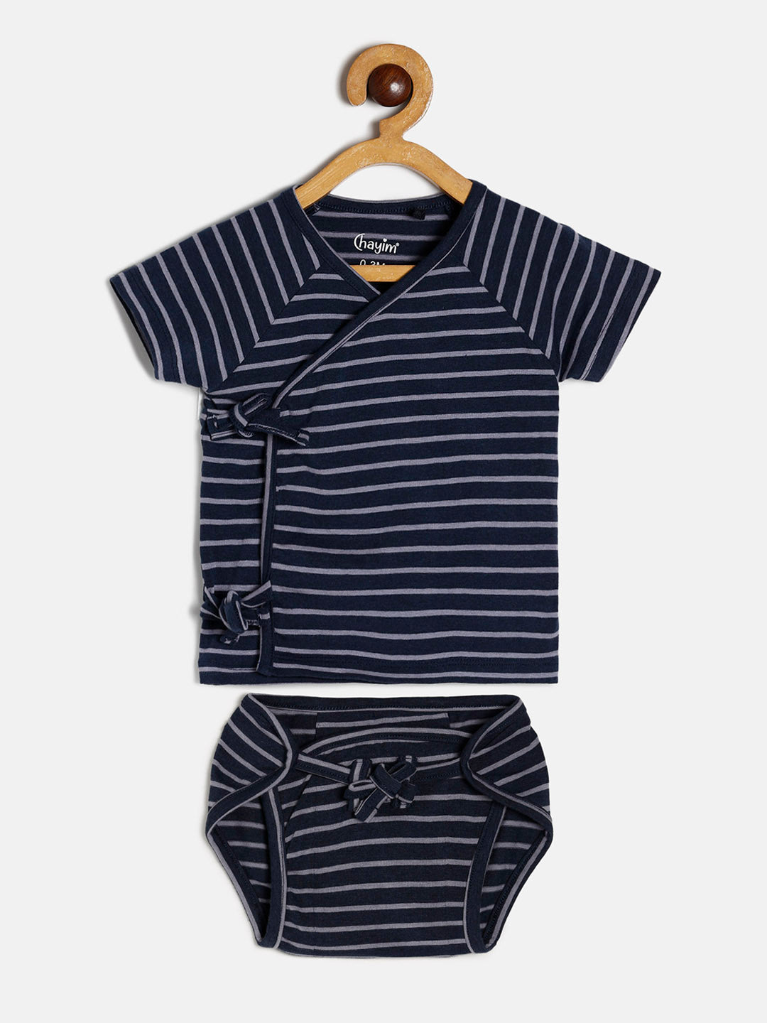 Pack of 2 Baby Jabla Set Blue/White Stripe