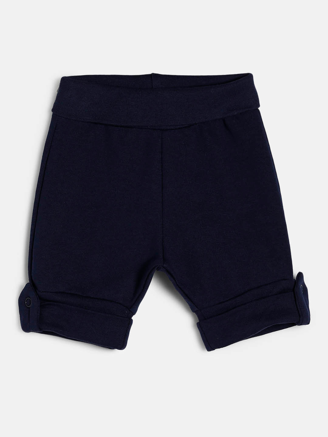 Baby Cotton Rich Expandable Shorts -Navy Blue