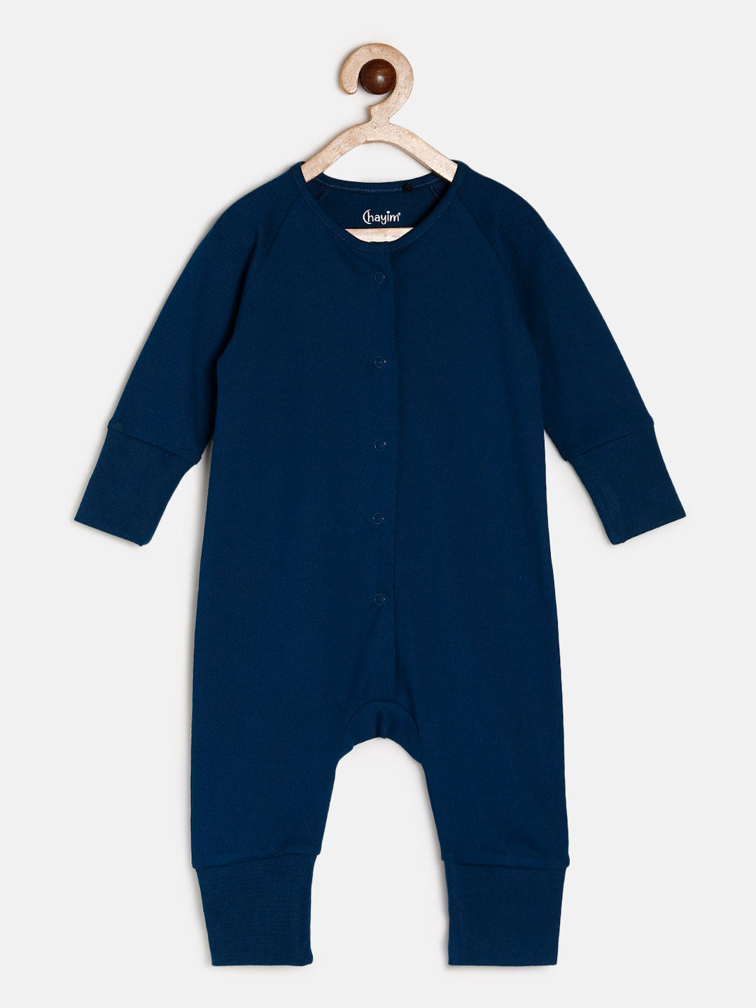 Baby Stretch Cotton Sleepsuit/Playsuit Spectrum Blue