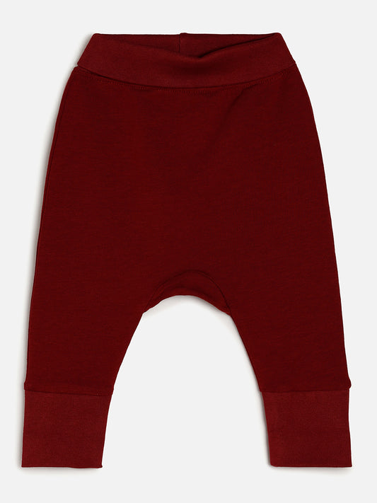 Baby Bamboo Cotton Expandable Pant -Battle Red