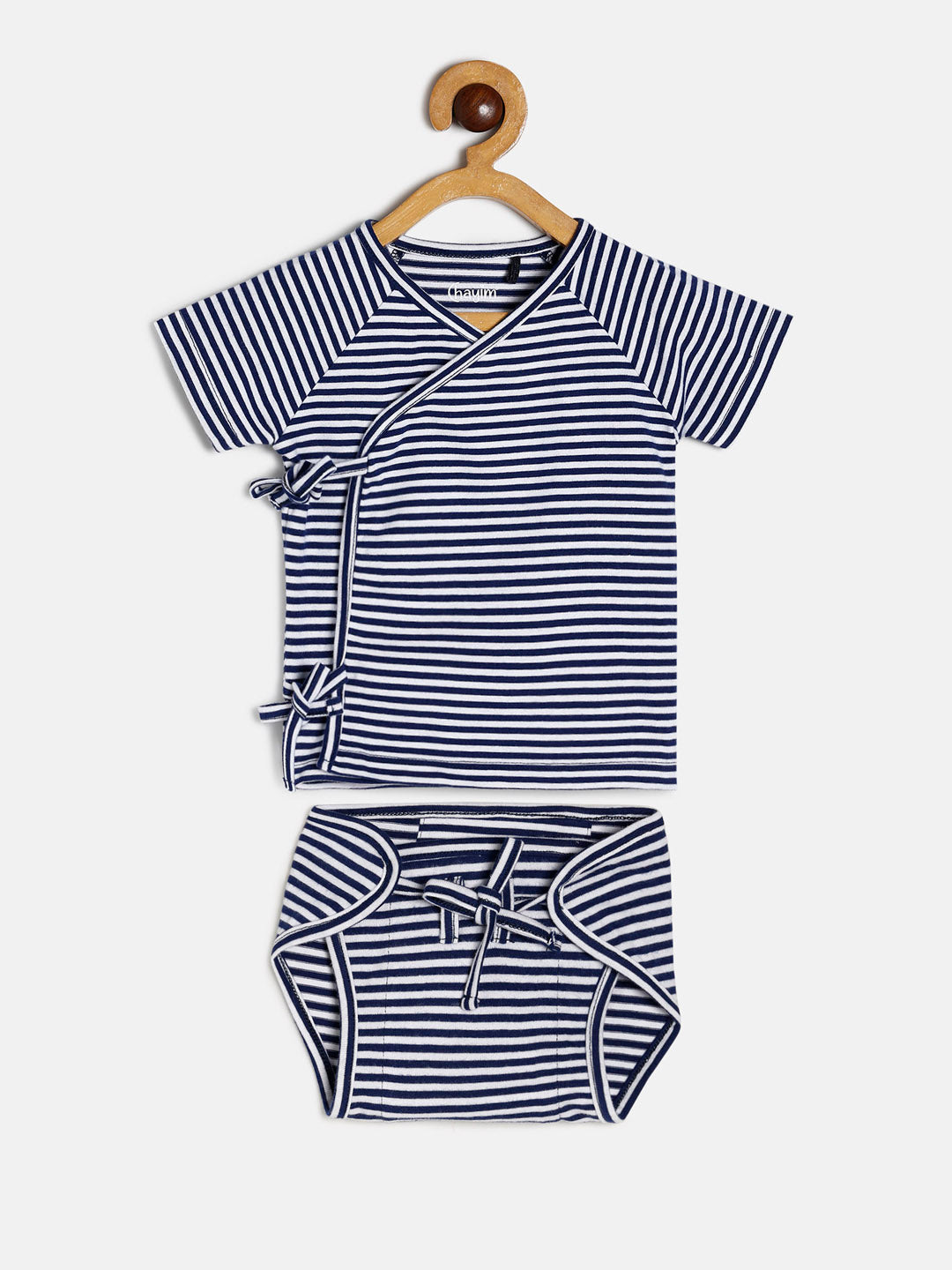 Pack of 2 Baby Jabla Set Blue/White Stripe