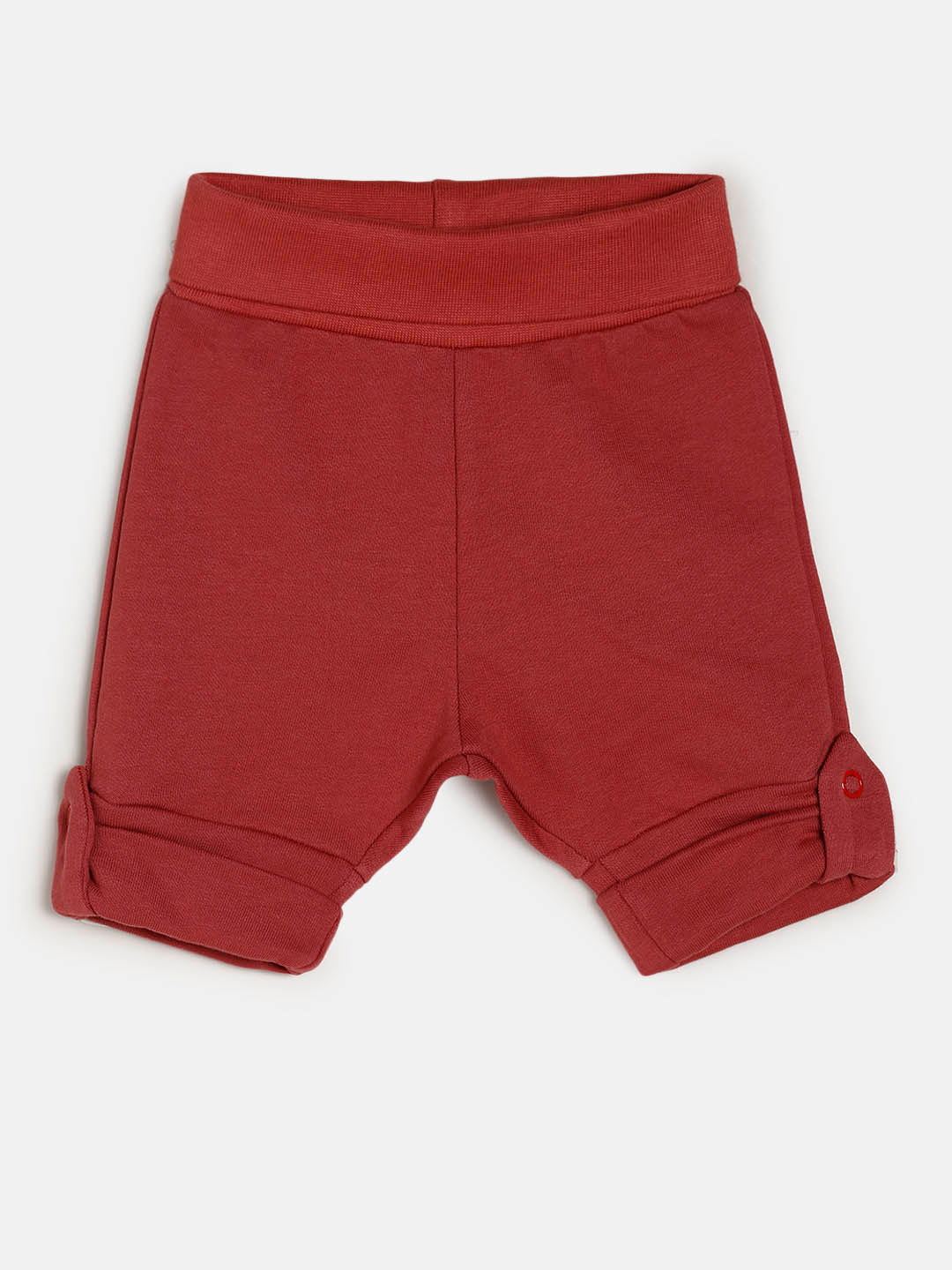 Baby Cotton Rich Expandable Shorts -Mauve