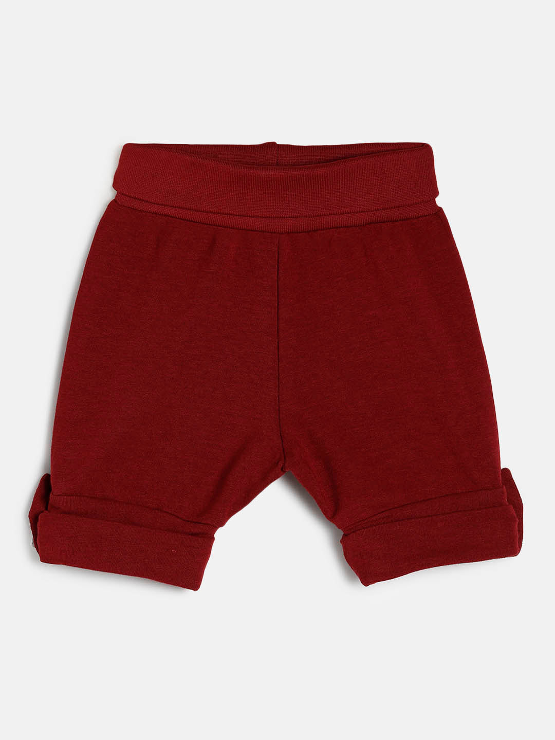 Baby Bamboo Cotton Expandable Shorts -Battle Red