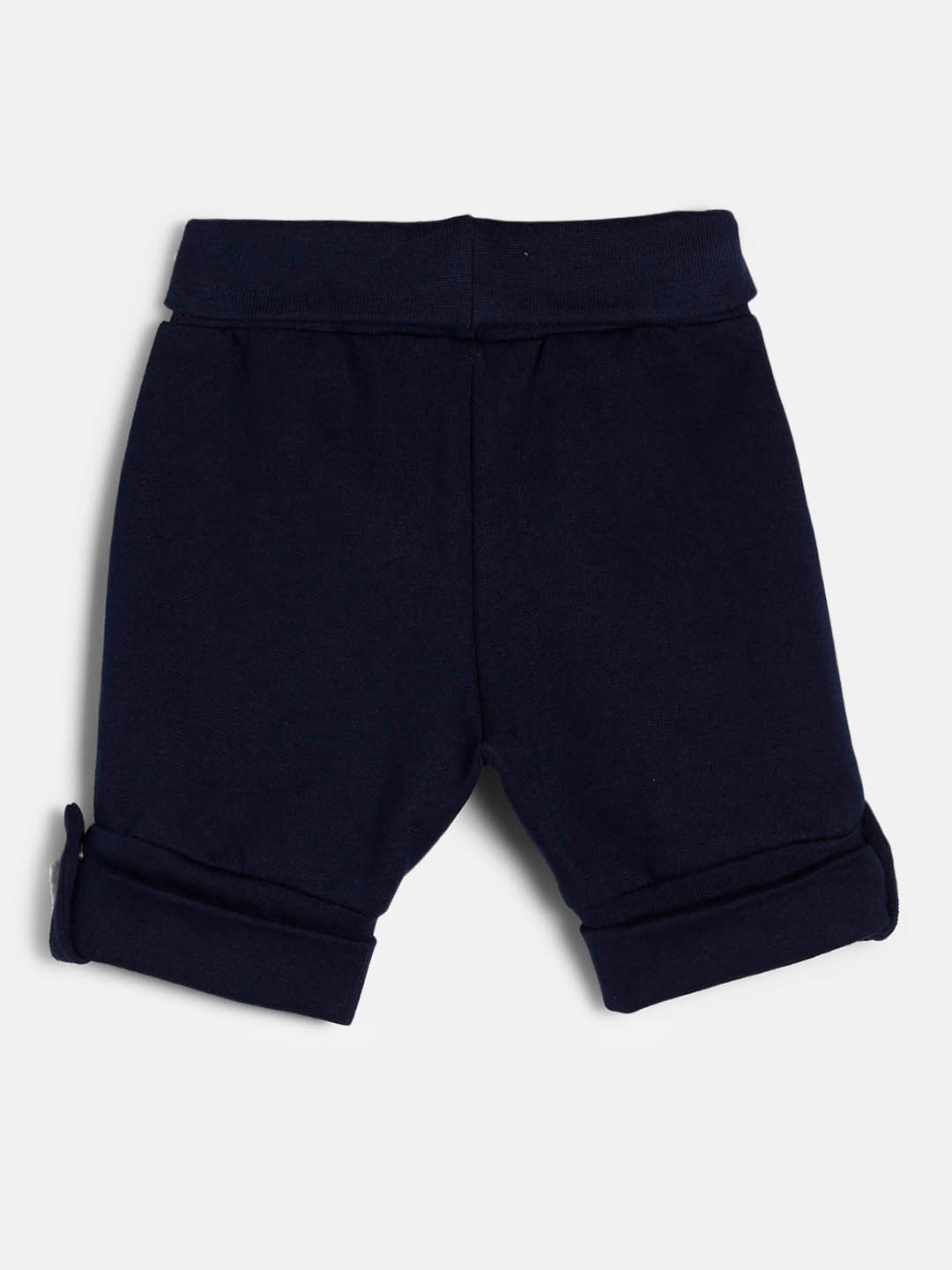 Baby Cotton Rich Expandable Shorts -Navy Blue