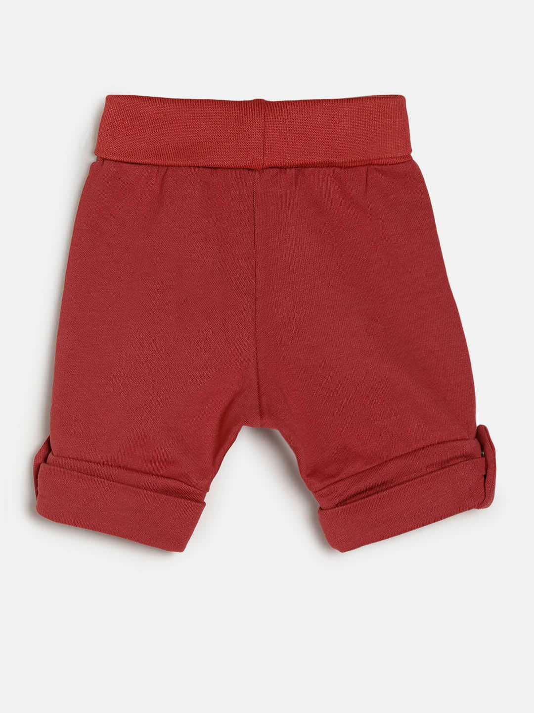 Baby Cotton Rich Expandable Shorts -Mauve