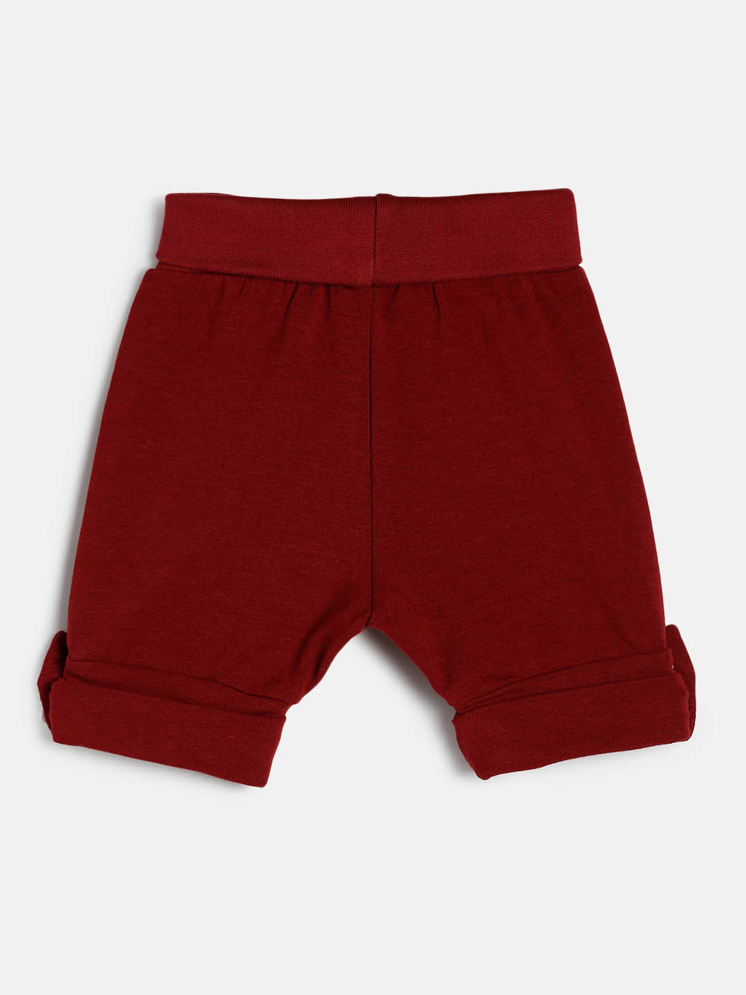 Baby Bamboo Cotton Expandable Shorts -Battle Red