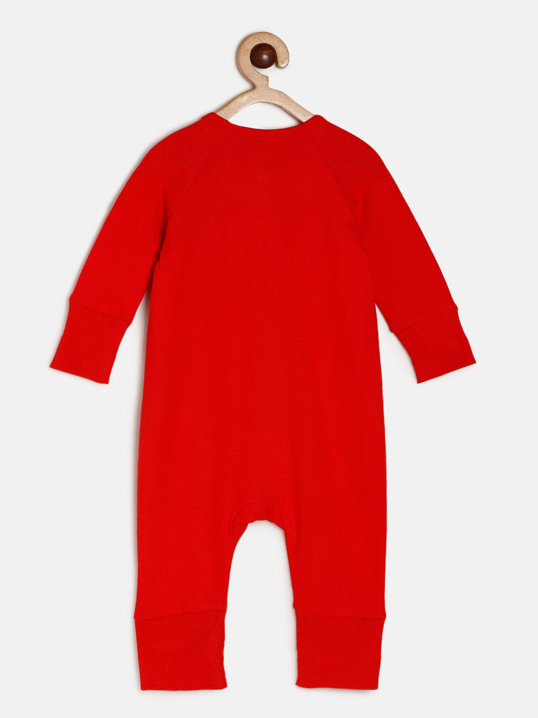 Baby Stretch Cotton Sleepsuit/Playsuit Red