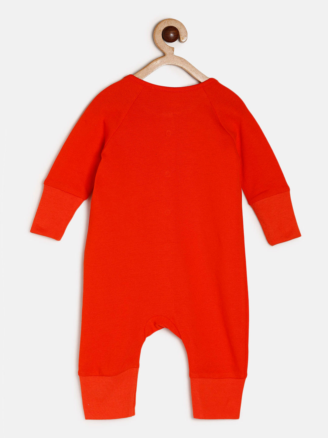 Baby Stretch Cotton Sleepsuit/Playsuit Orange