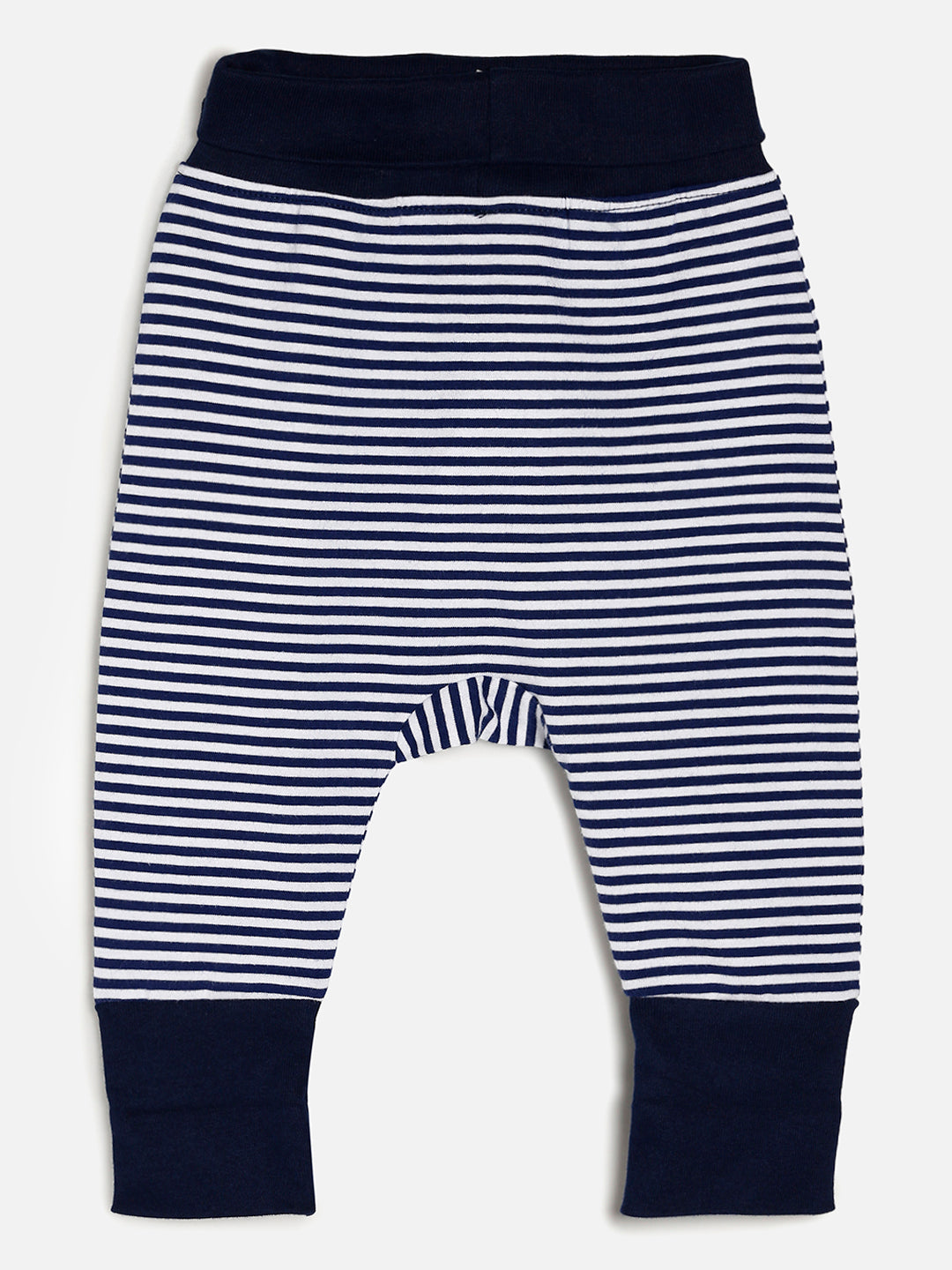 Baby Cotton Expandable Pant -Royal Blue Stripes