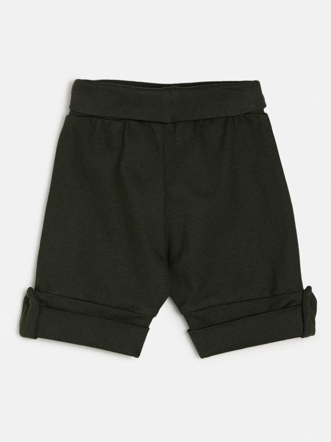 Baby Cotton Rich Expandable Shorts -Jungle Green