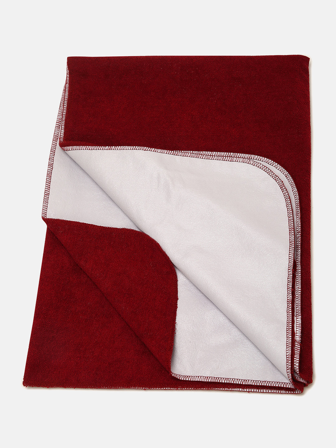 Baby Bed Protector Dry Sheets-Beet Red