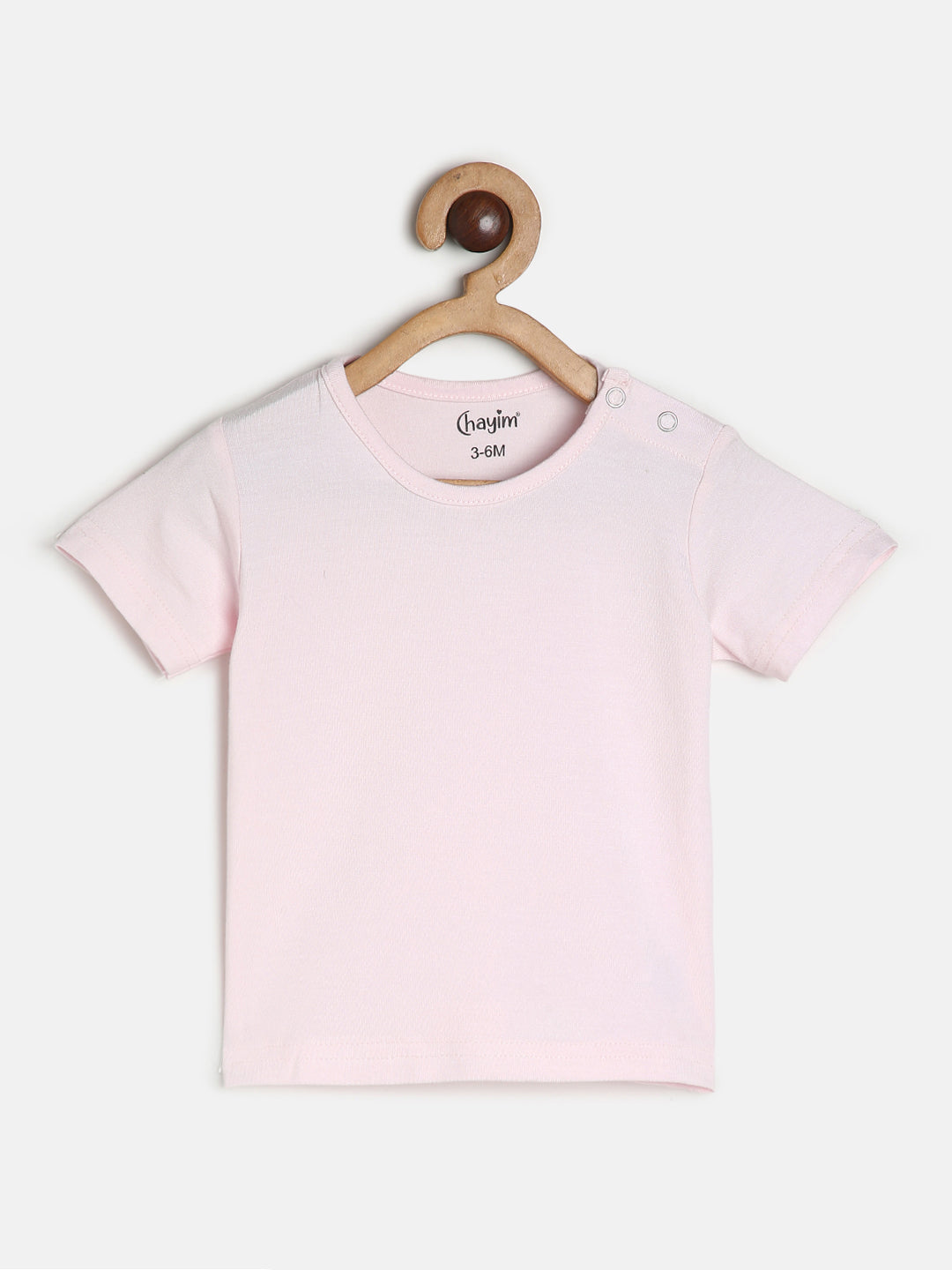 Baby Modal Stretch Dungaree Set Baby Pink Tee /Leaf Print