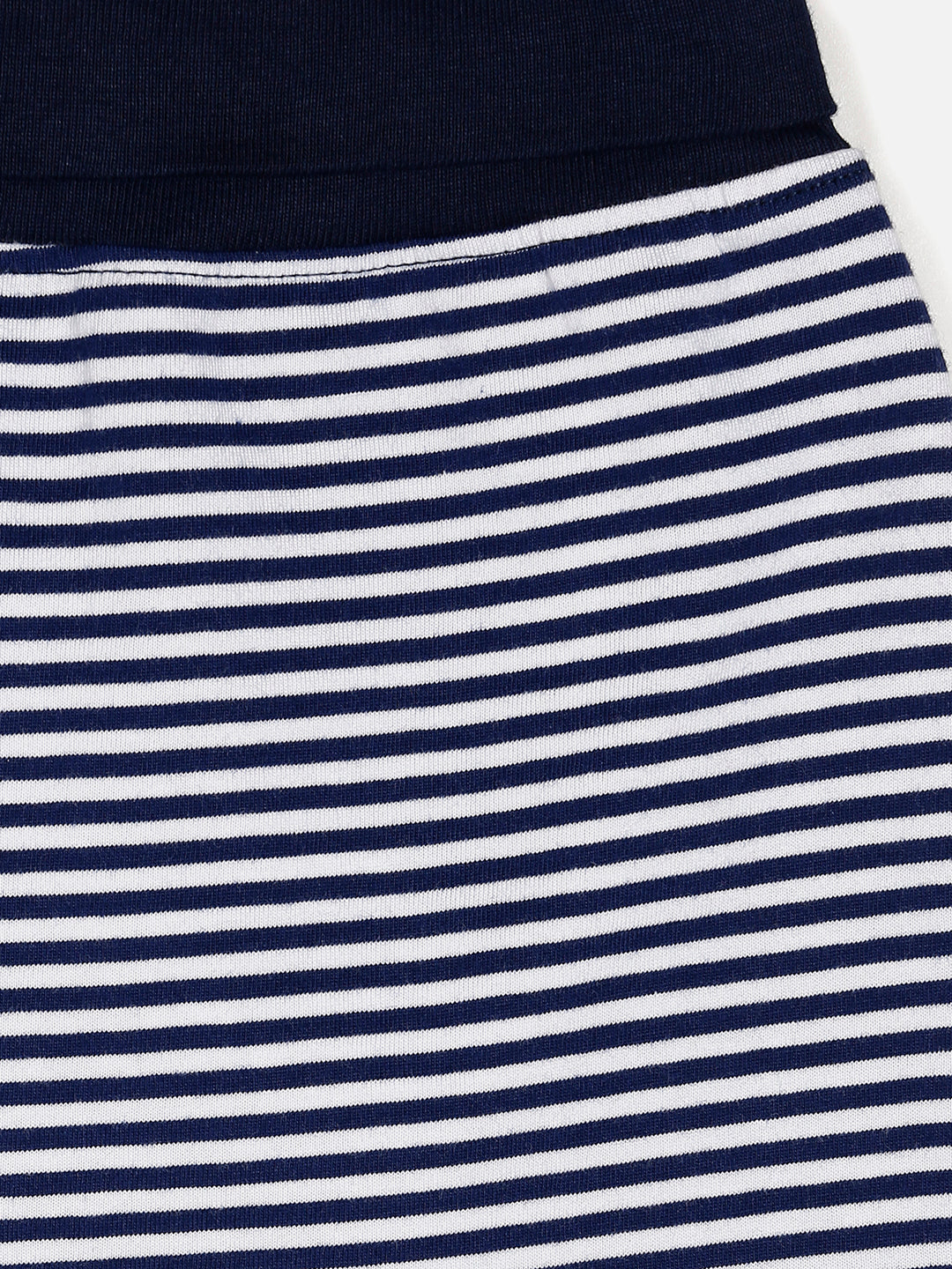 Baby Cotton Expandable Pant -Royal Blue Stripes