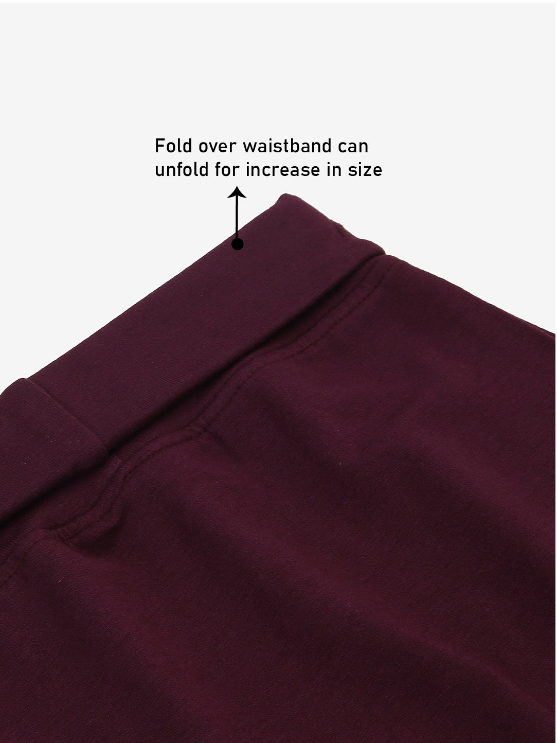 Baby Cotton Rich Expandable Pant Wine