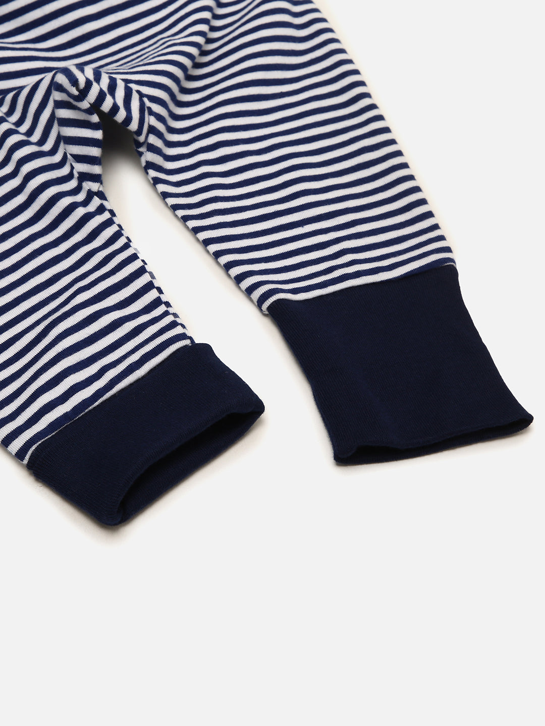 Baby Cotton Expandable Pant -Royal Blue Stripes