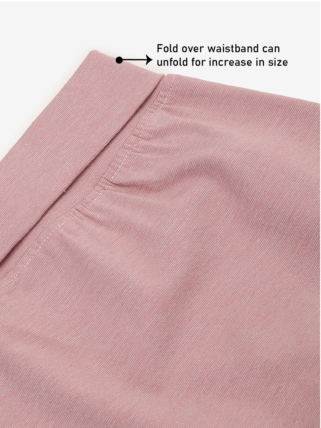 Baby Cotton Rich Expandable Pant Pink