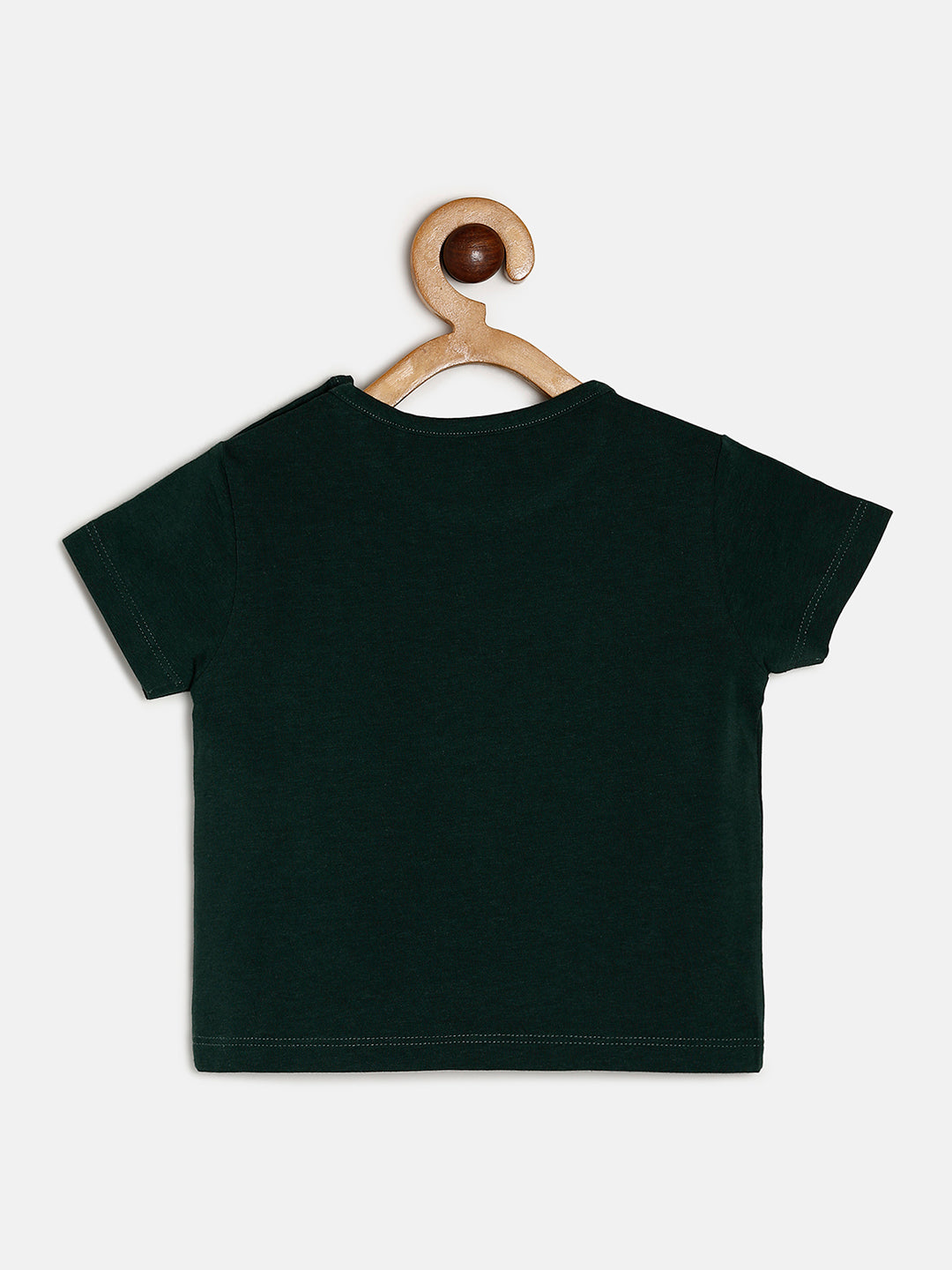 Pack of 2 Baby Bamboo Cotton Half sleeve T-shirts Teal Green/Navy