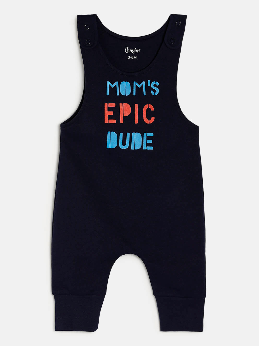 Baby Cotton Rich Dungaree Set Navy/White Stripe