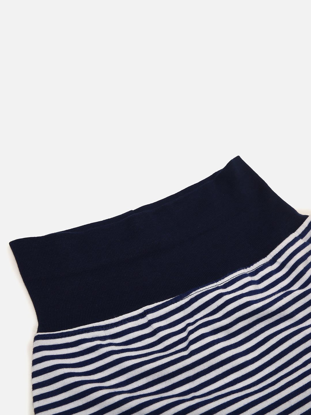 Baby Cotton Expandable Pant -Royal Blue Stripes