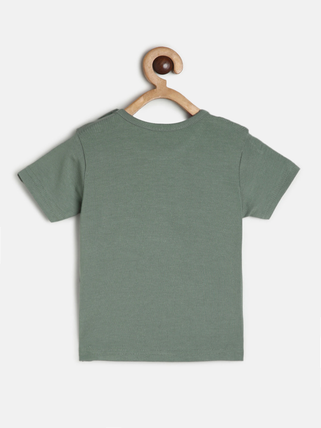 Pack of 2 Baby Stretch Modal Half sleeve T-shirts Green/Grey